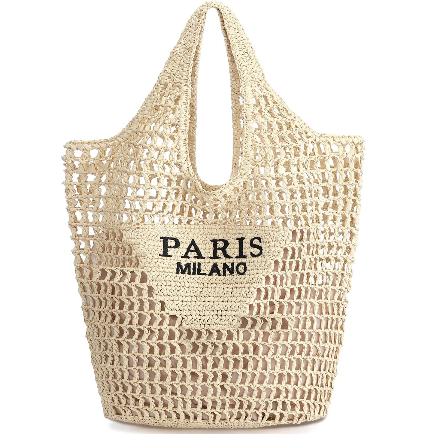 Handmade Woven Straw Beach Tote Bag for Women 🌴
