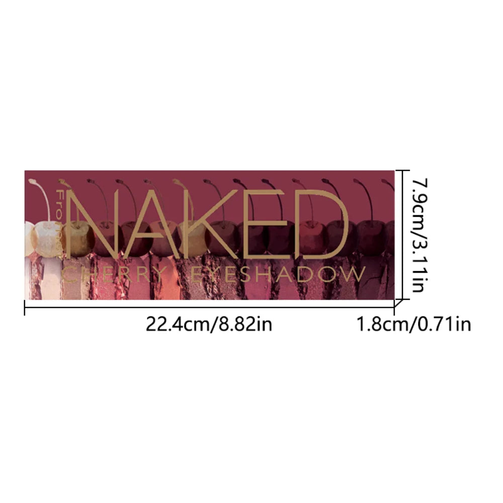 Everyday Glam 12-Color Eyeshadow Palette | Highly Pigmented & Long-Wear Brown to Pink Shades