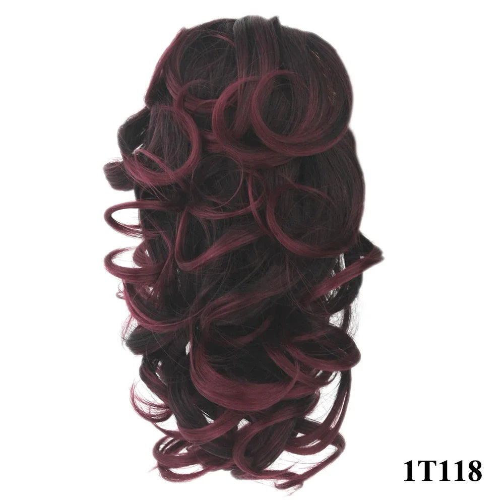 Short Curly Claw Clip Ponytail Extension – Synthetic Hair