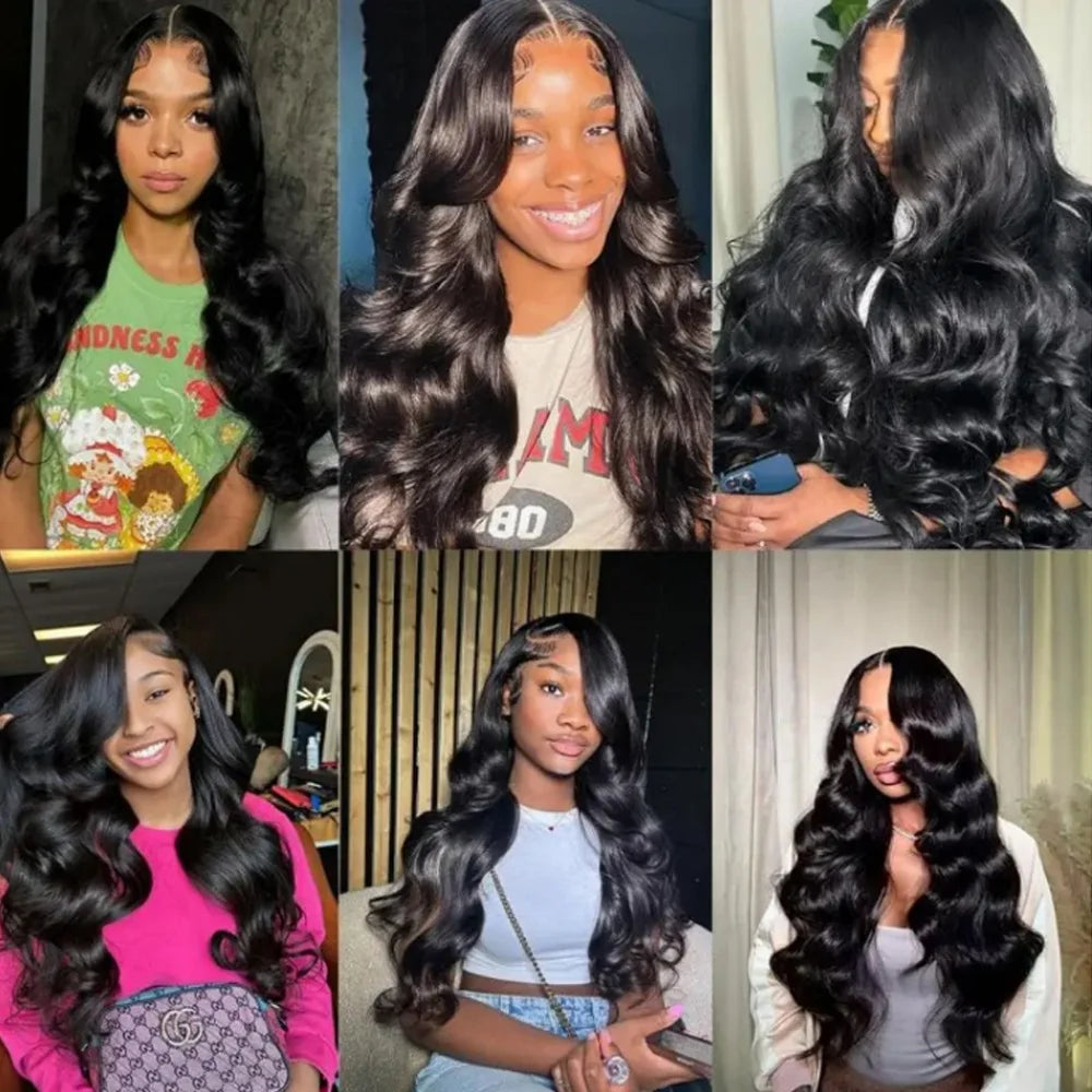 ✨ Luxury Brazilian Body Wave Wig – 13x6 HD Lace Front Human Hair Wig, Glueless & Pre-Plucked for a Natural Hairline
