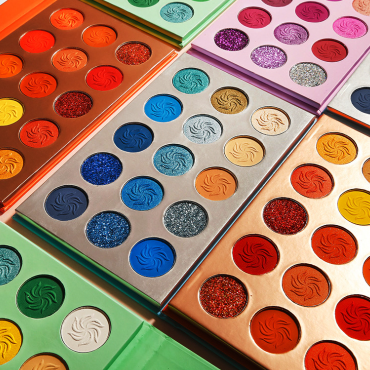 15 Seasons "Enchanted Forest" Glitter Palette | Multi-Chrome Green, Blue & Purple