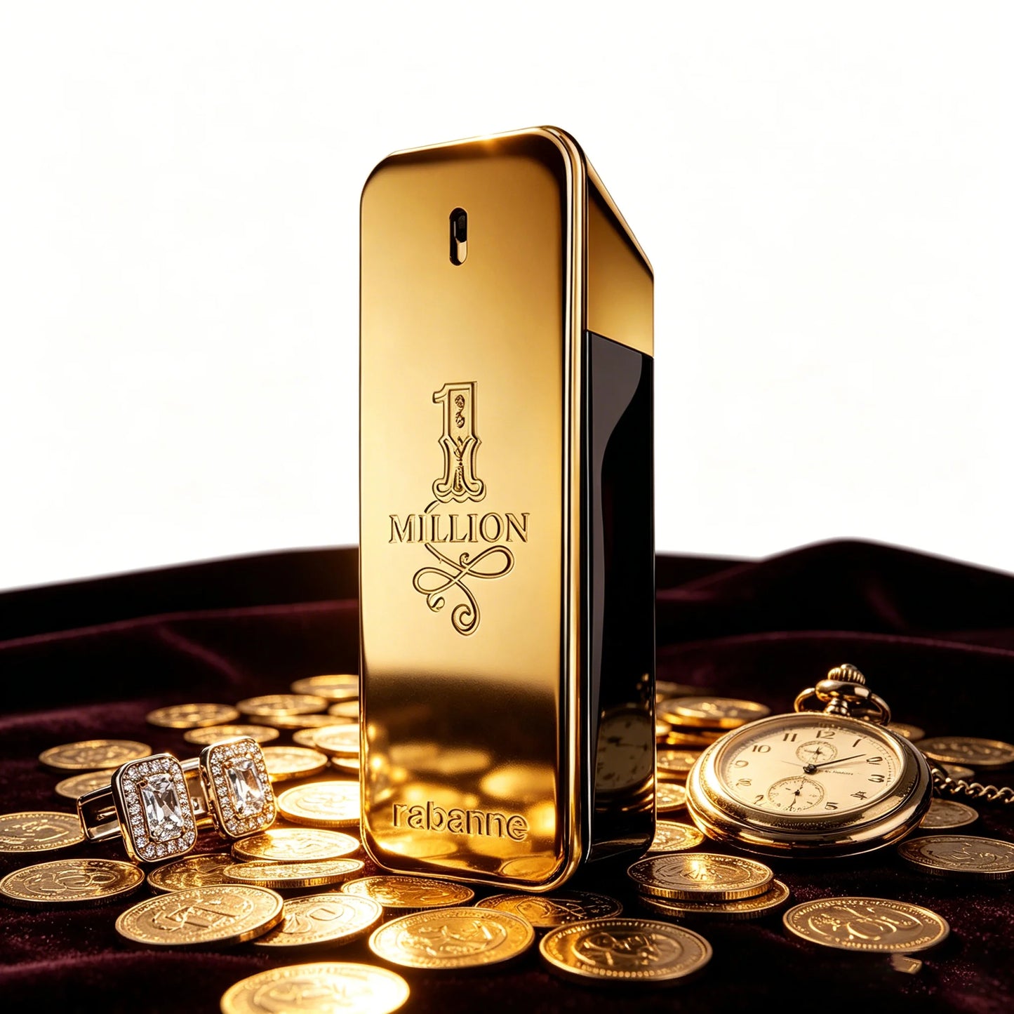 Paco Rabanne 1 Million Men's Eau de Toilette | Mandarin Cinnamon Amber | Long-Lasting Designer Fragrance | 3.4 fl oz