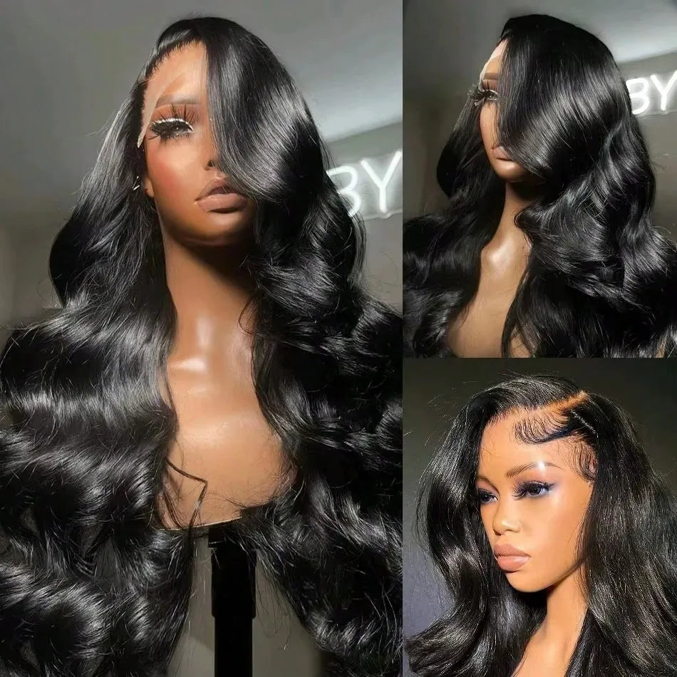 ✨Body Wave Human Hair Wig – 200% Density, Pre-Plucked 13x4/13x6 HD Lace Front Wig
