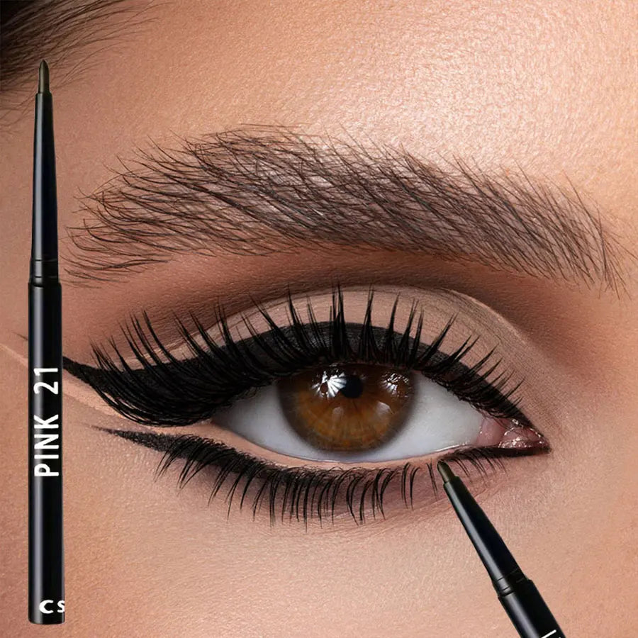 5-Pack Waterproof Black Eyeliner Pencils – Long-Wear & Smudge-Proof