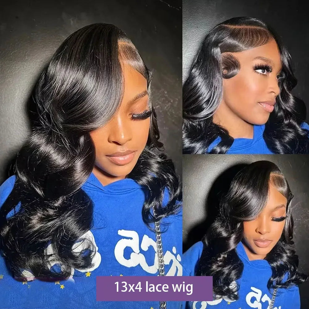 ✨ Luxury Body Wave Bob Wig Human Hair – 220% Density Glueless Wear & Go Wig with Pre-Cut 13x4 HD Lace Front