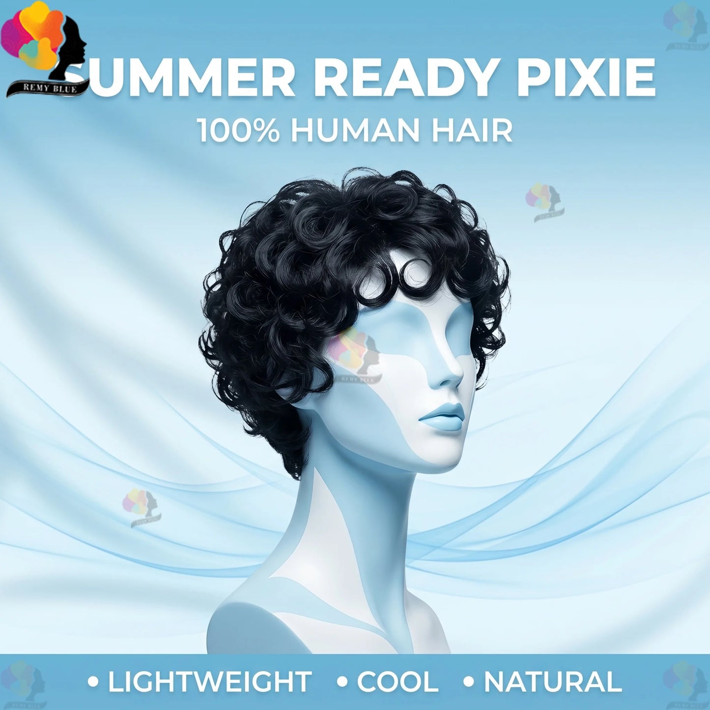 Short Deep Wave Pixie Cut Human Hair Wig Brazilian Remy Wig 200 Density Easy Daily Wear for Black Women