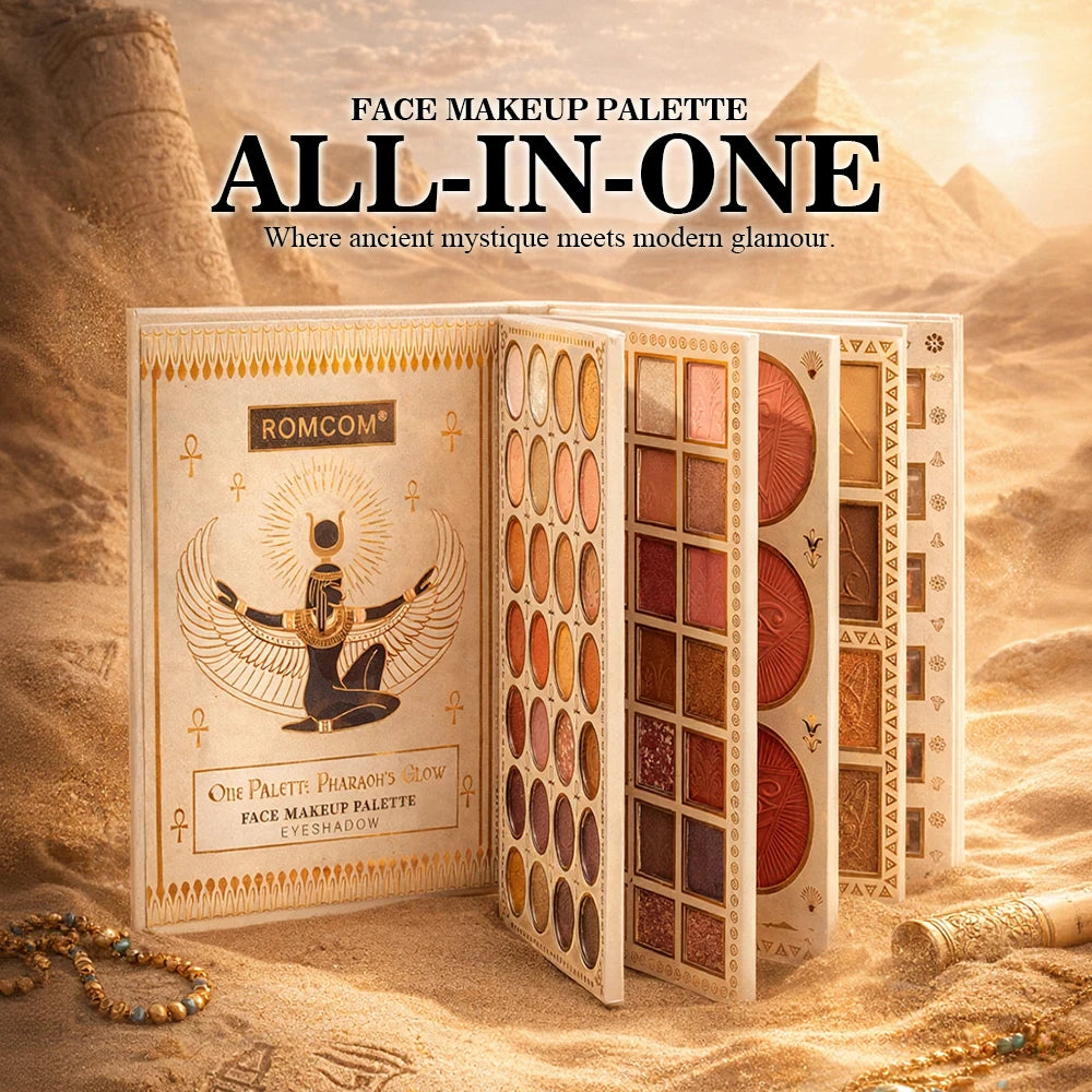 All-in-One Makeup Palette Book – Eyeshadow, Blush, Lip Gloss & Face Makeup Kit