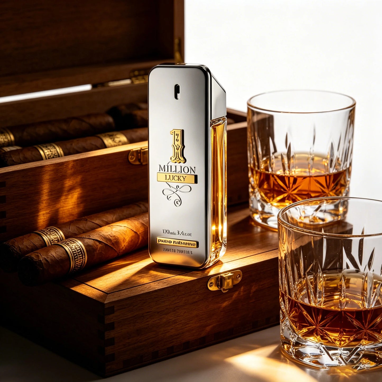 Paco Rabanne 1 Million Lucky Eau de Toilette | Long-Lasting Woody Aromatic Men’s Cologne 100ml (3.4 oz)