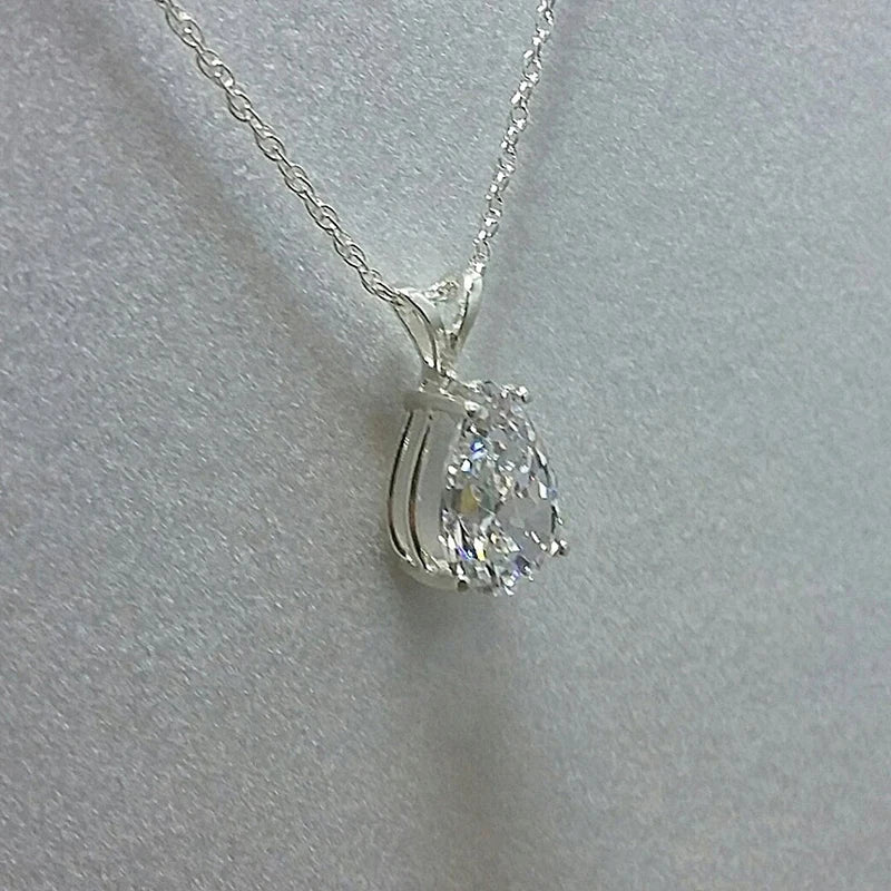 Elegant Water Drop Crystal Necklace – Perfect Wedding & Anniversary Gift
