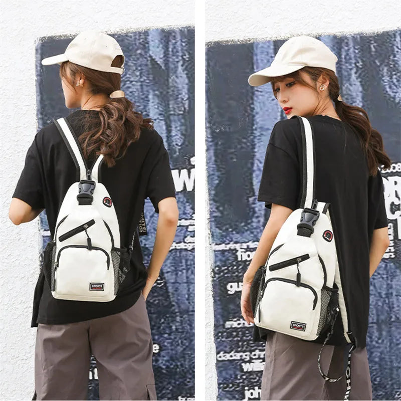 Anti-Theft Chest Crossbody Bag for Women – Small Travel Shoulder Bag for Phone, Keys & Passport