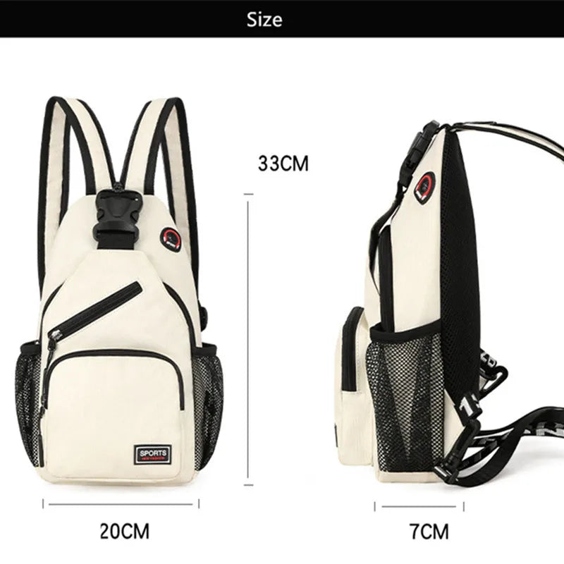 Anti-Theft Chest Crossbody Bag for Women – Small Travel Shoulder Bag for Phone, Keys & Passport