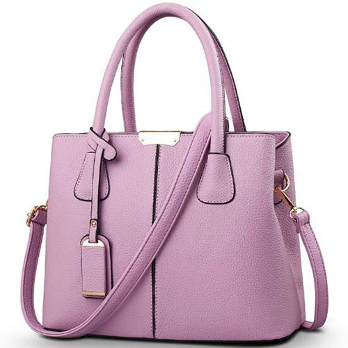 The Essential Vegan Leather Tote – Structured Square Shoulder Bag