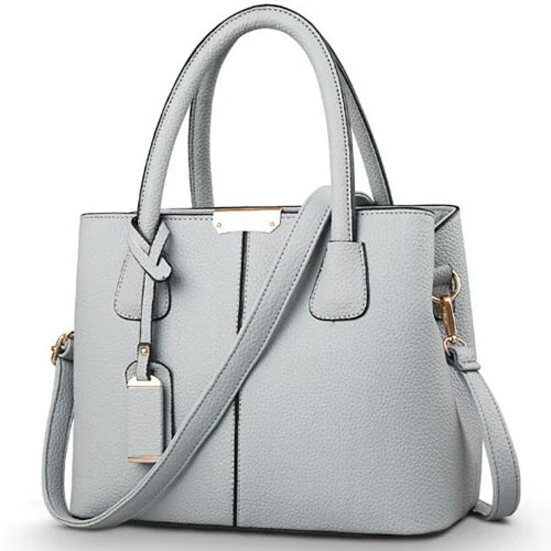 The Essential Vegan Leather Tote – Structured Square Shoulder Bag
