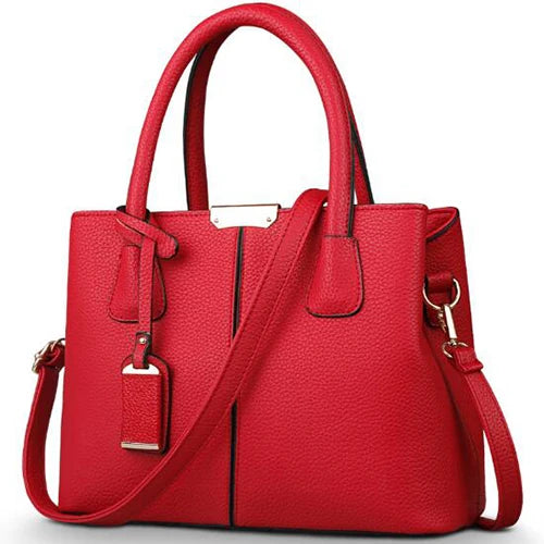 The Essential Vegan Leather Tote – Structured Square Shoulder Bag