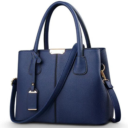 The Essential Vegan Leather Tote – Structured Square Shoulder Bag