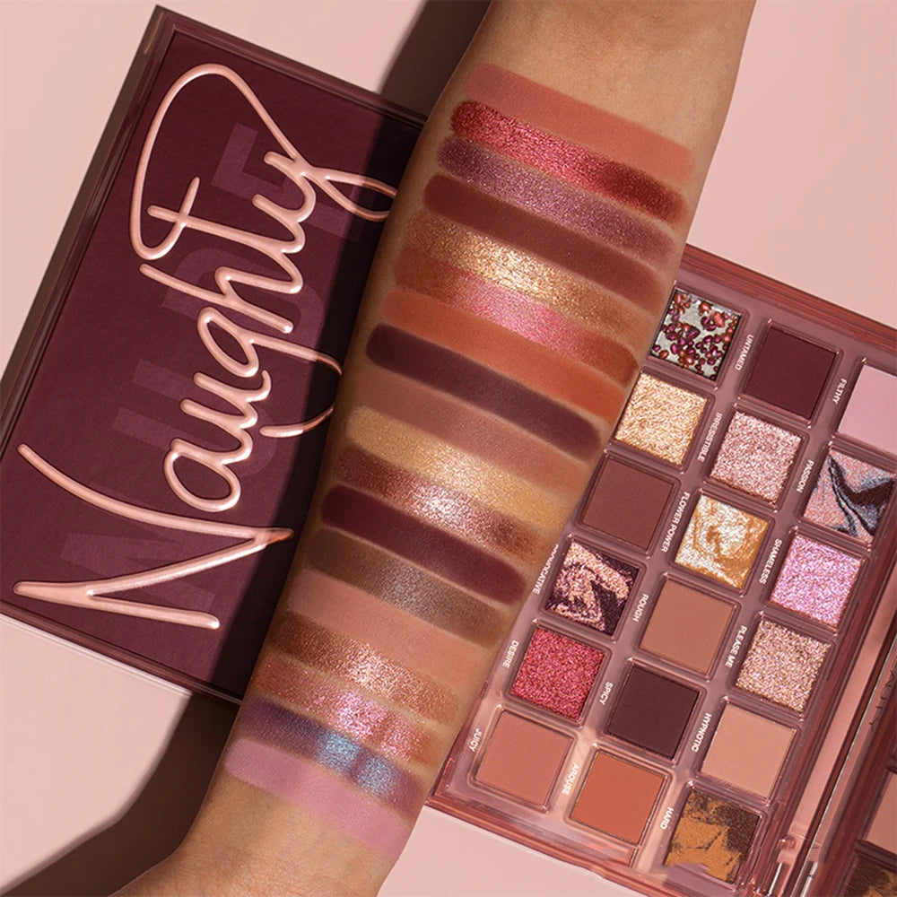 Pomegranate Seeds 18-Color Eyeshadow Palette | Highly Pigmented Matte & Shimmer Finishes