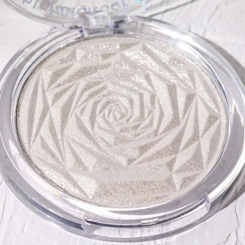 Diamond Glow Highlighter Palette – Ultra-Concentrated Shimmer & Contour