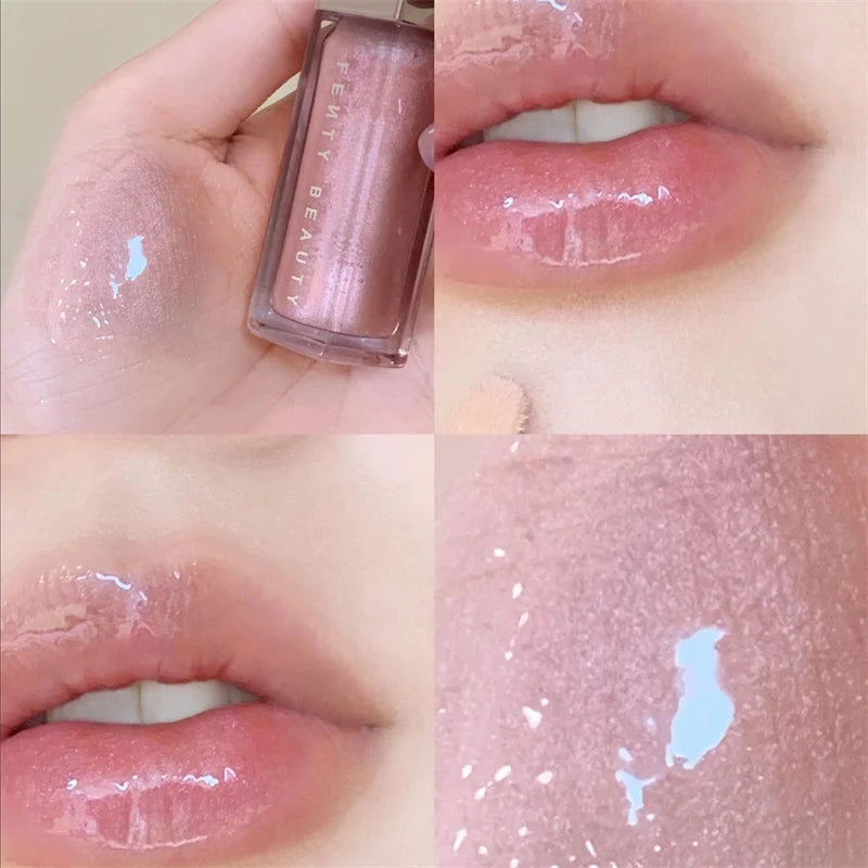 Moisten & Shine Lip Glaze – Reflective Glitter Finish & Plumping Effect
