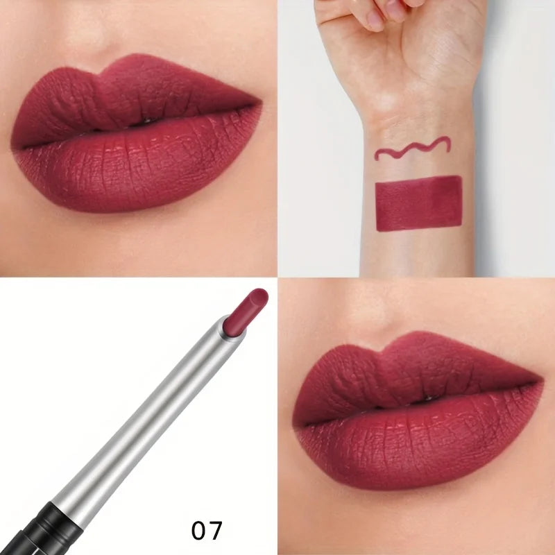 Everlasting Matte Lip Liner & Contour Pencil – 24H Waterproof Wear