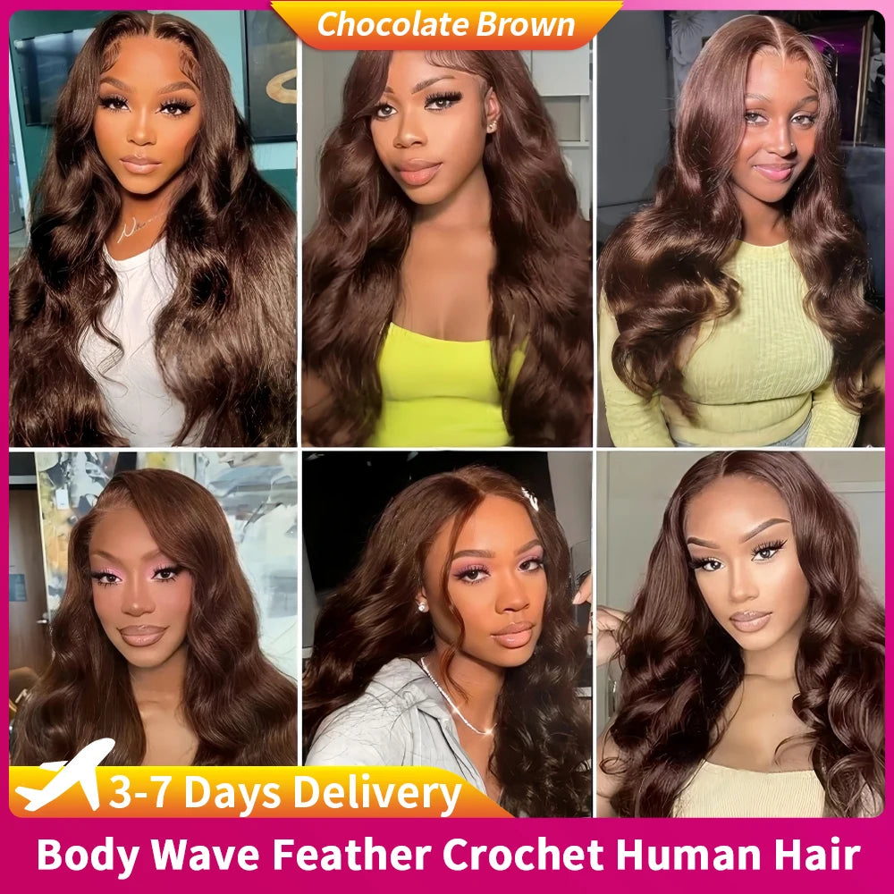 Honey Blonde #27 Highlight Bulk Human Hair for Boho Braids - Reusable Body Wave Brazilian Hair for Knotless Styles