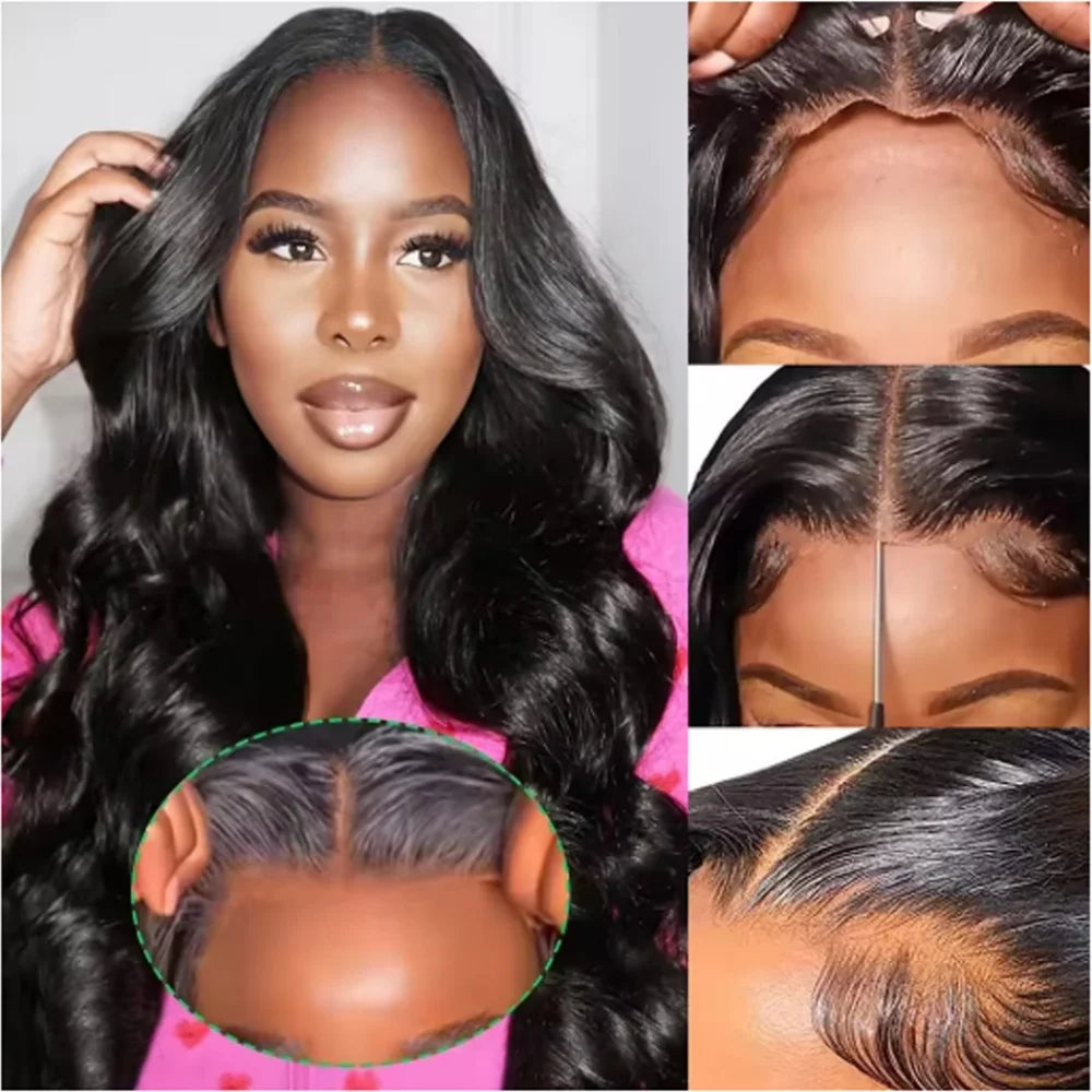 ✨ Luxury Brazilian Body Wave Wig – 13x6 HD Lace Front Human Hair Wig, Glueless & Pre-Plucked for a Natural Hairline