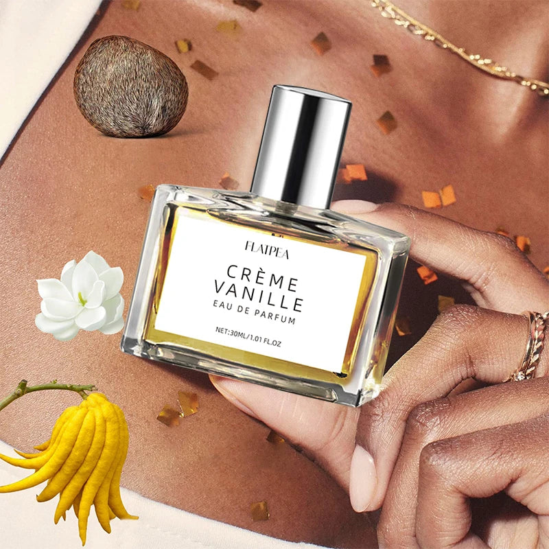 France Gourmet Vanilla Cream Perfume - Unisex Passion Vanilla EDP Spray - Long-Lasting Fragrance