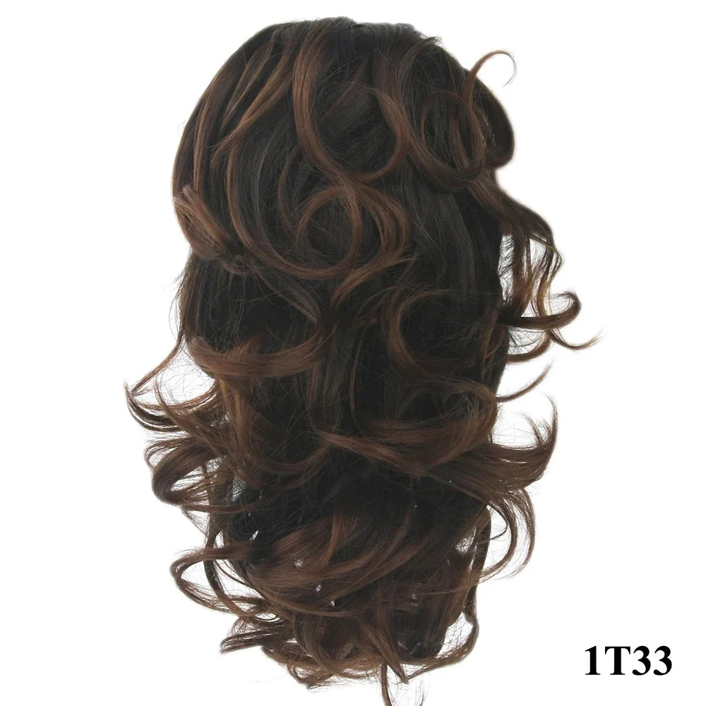 Short Curly Claw Clip Ponytail Extension – Synthetic Hair