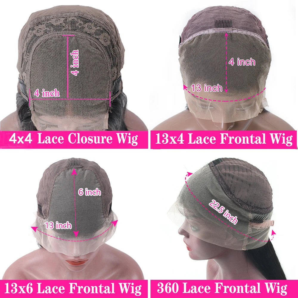 Light Pink Body Wave Human Hair Lace Front Wig – 13x6 HD Transparent Lace, Pre-Plucked