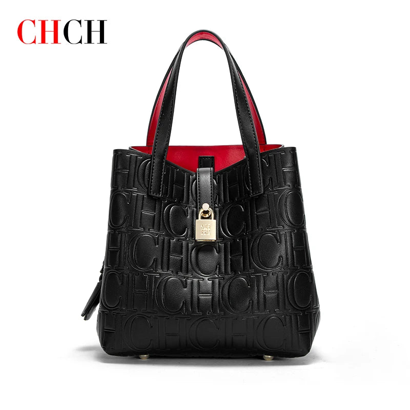 Luxury Embossed Leather Tote Bag for Women ✨