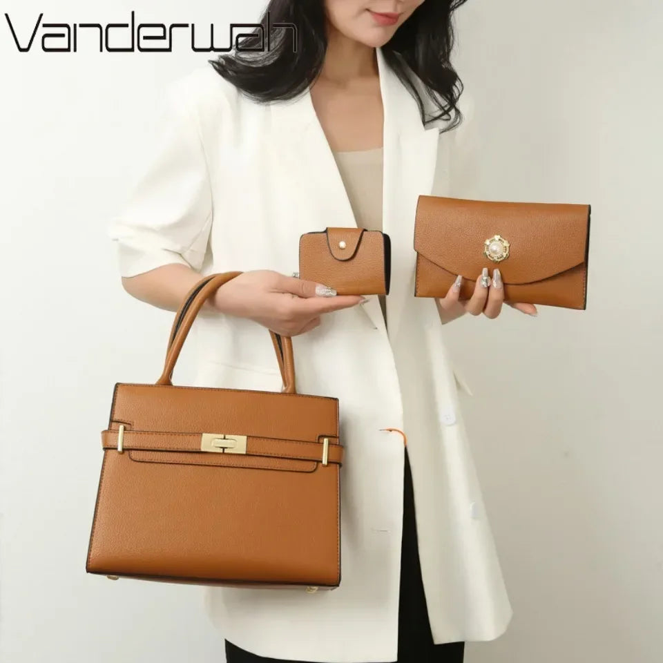 Luxury 3-Piece Handbag Set for Women ✨