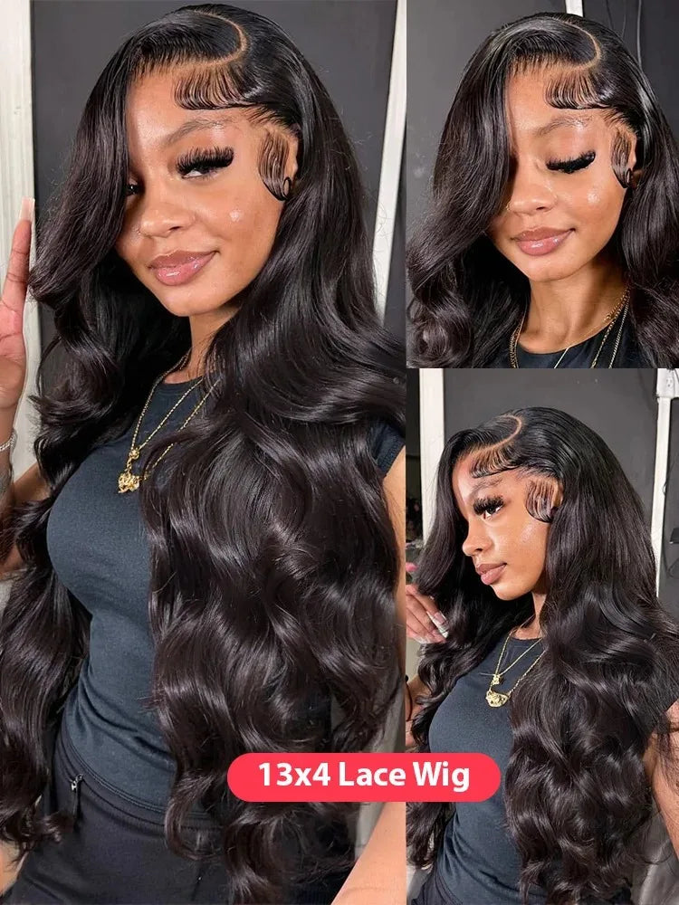 Glueless HD Lace Body Wave Human Hair Wig | 28-30" Long 250% Density | Wewave 13x4 & 13x6 Brazilian Lace Frontal