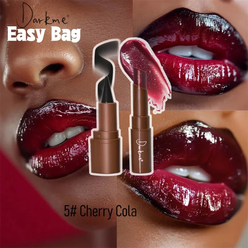 Luminous Lip Combo – Waterproof Matte Liner & Pearlescent Glass-Shine Lipstick
