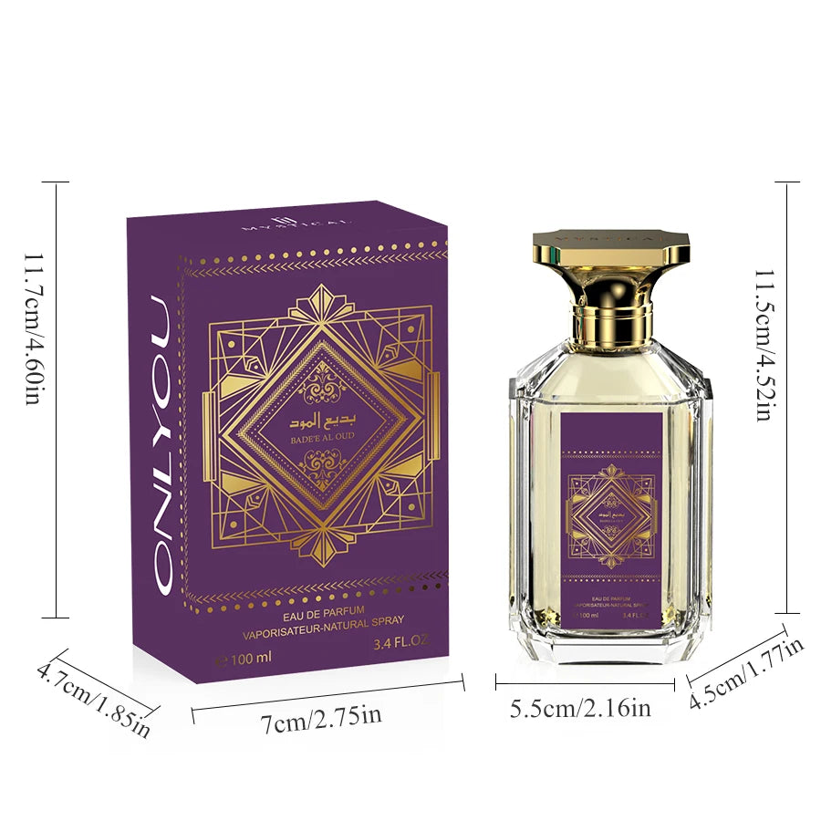 Luxury Rose Oud & Amber Vanilla Eau de Parfum 100ml | Long-Lasting Unisex