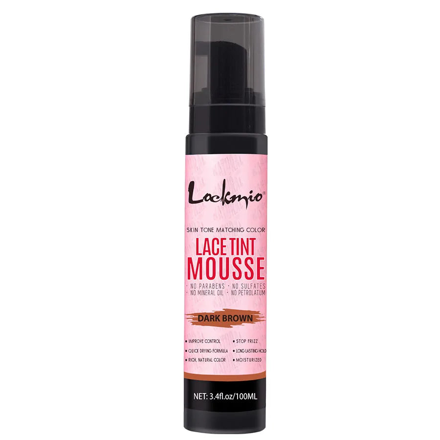 LOCKMIO Natural Lace Tint Spray & Mousse – Invisible Skin-Fitting Wig Dye Mist for Lace Frontals & Mesh