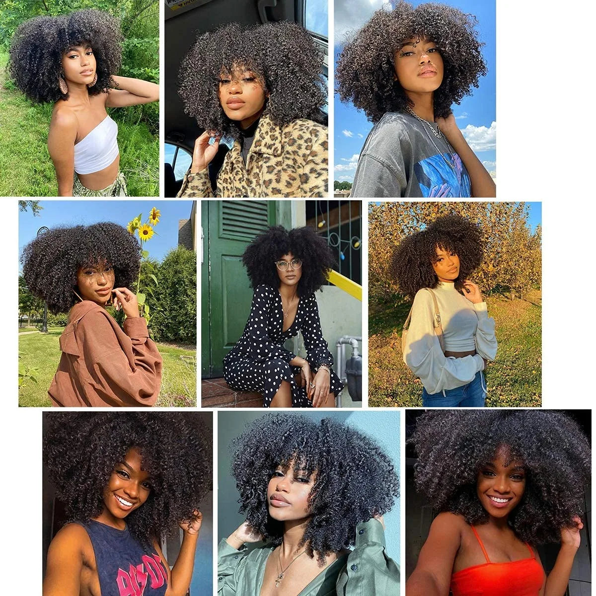 10A Brazilian Afro Kinky Curly Bundles | 100% Virgin Jerry Curl Human Hair