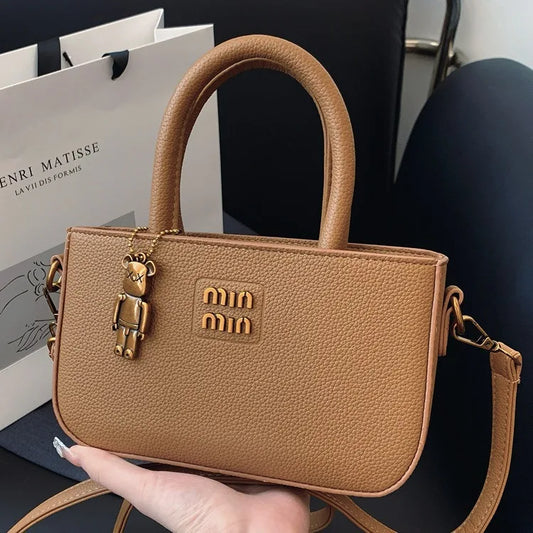 Small Crossbody Phone Bag for Women - Minimalist Vegan Leather Shoulder Purse