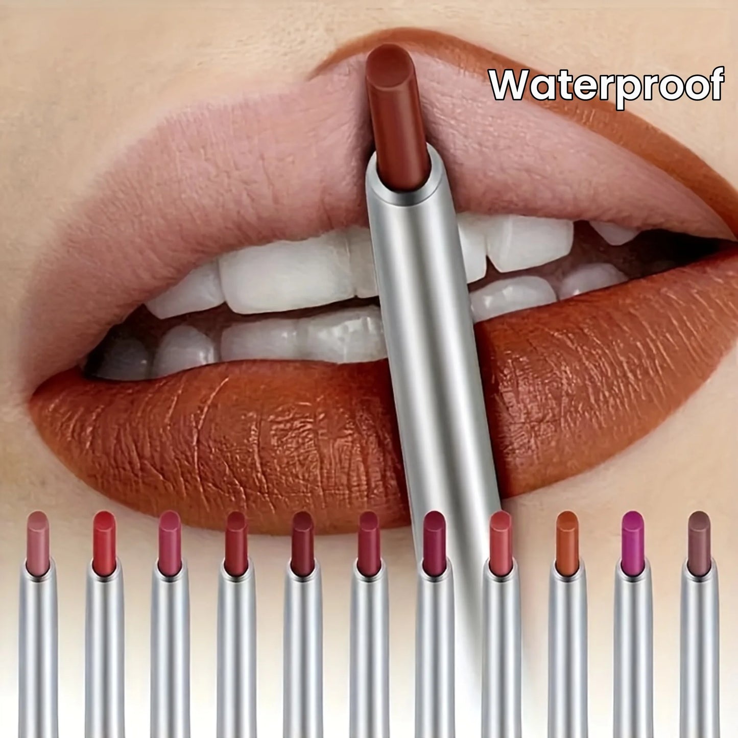 Everlasting Matte Lip Liner & Contour Pencil – 24H Waterproof Wear