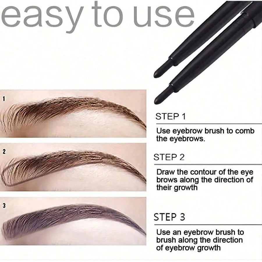 5-Pack Waterproof Black Eyeliner Pencils – Long-Wear & Smudge-Proof