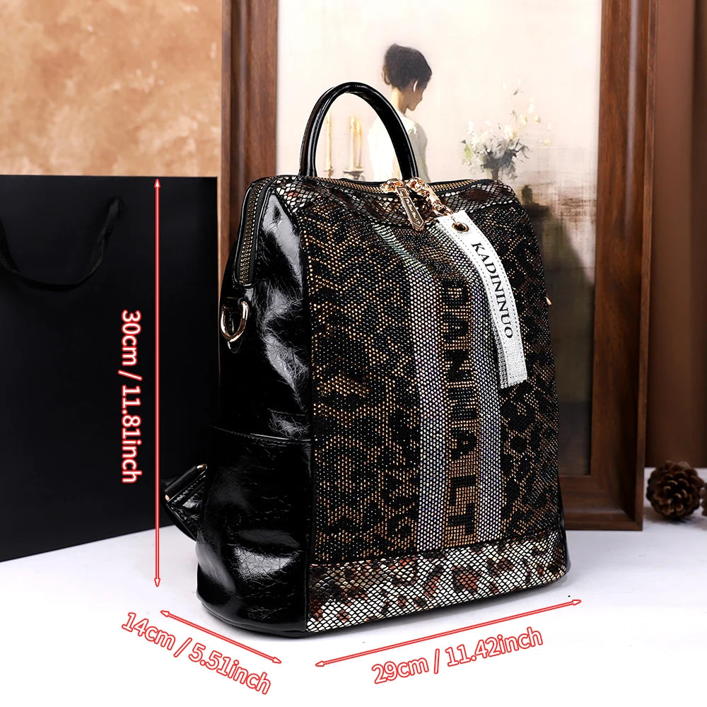 Versatile 3-Way Women’s Travel Backpack – High-Capacity Fashionable Laptop Bag & Daily Commuter Tote