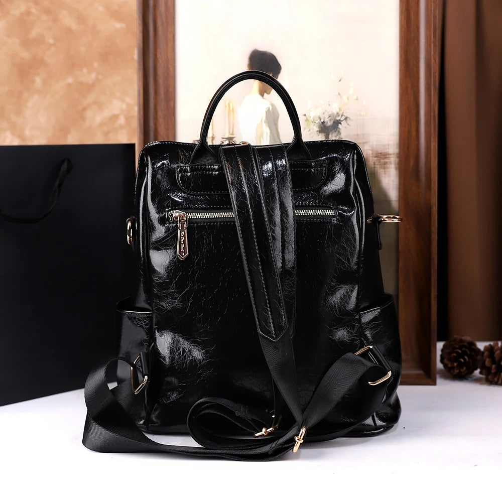 Versatile 3-Way Women’s Travel Backpack – High-Capacity Fashionable Laptop Bag & Daily Commuter Tote