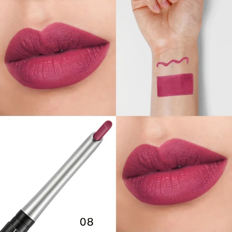 Everlasting Matte Lip Liner & Contour Pencil – 24H Waterproof Wear