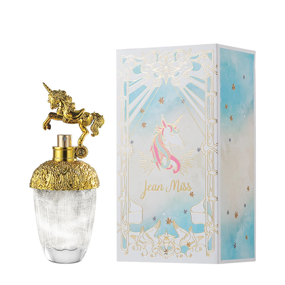Unicorn Series Women's Perfume - 80ml Natural Floral Spray - Fresh & Long-Lasting Pheromone-Infused Fragrance