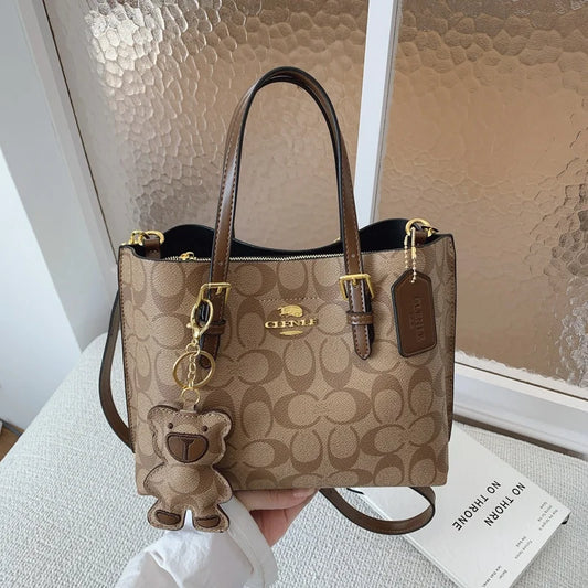 Chic Minimalist Messenger Handbag - Vintage Paris Design PU Leather Bag
