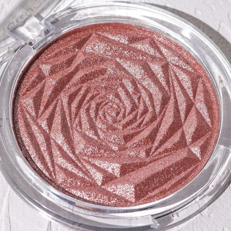 Diamond Glow Highlighter Palette – Ultra-Concentrated Shimmer & Contour