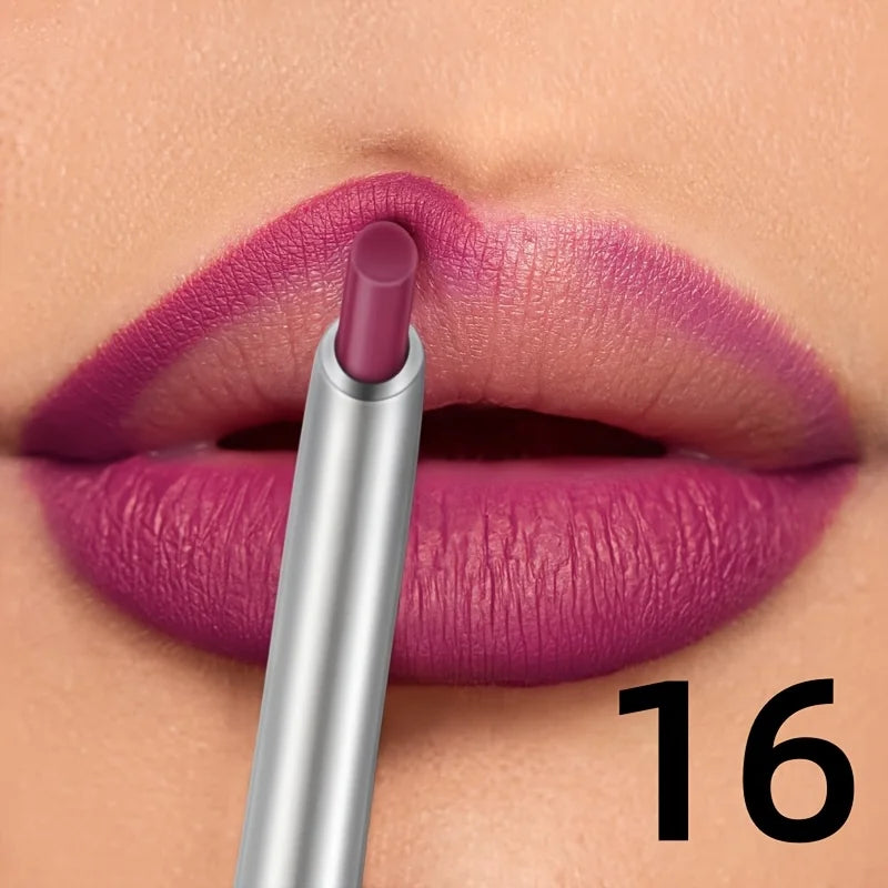 Everlasting Matte Lip Liner & Contour Pencil – 24H Waterproof Wear