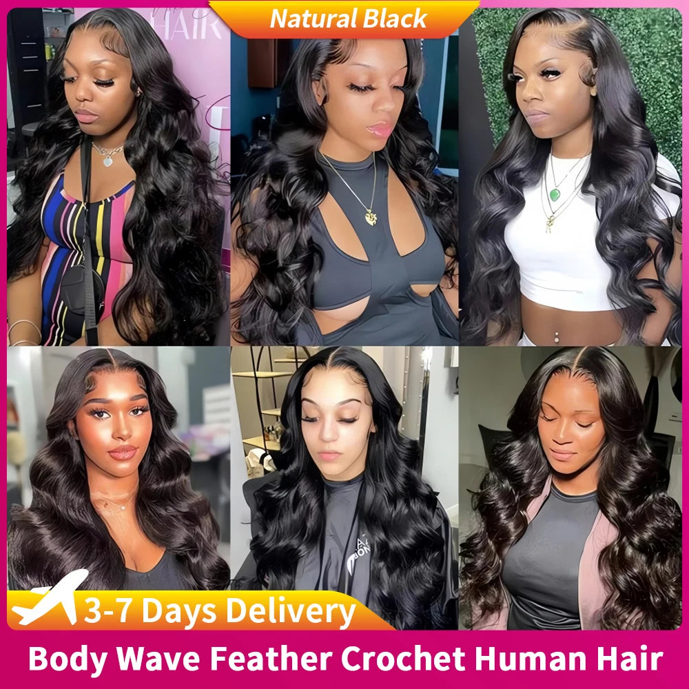 Honey Blonde #27 Highlight Bulk Human Hair for Boho Braids - Reusable Body Wave Brazilian Hair for Knotless Styles