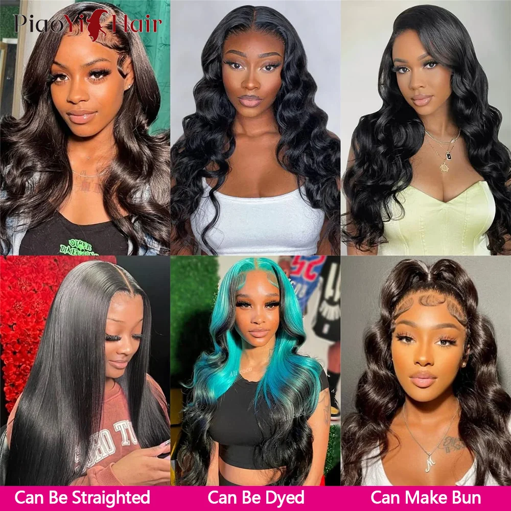 100% Raw Body Wave Human Hair Bundles with HD Lace Frontal