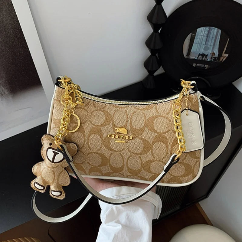 Retro Small Square Crossbody Bag – Elegant Vegan Leather Handbag for Women