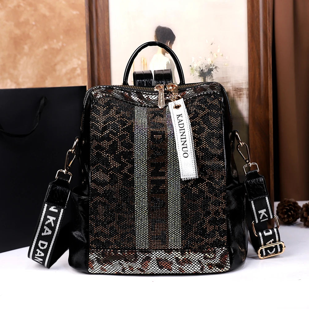 Versatile 3-Way Women’s Travel Backpack – High-Capacity Fashionable Laptop Bag & Daily Commuter Tote
