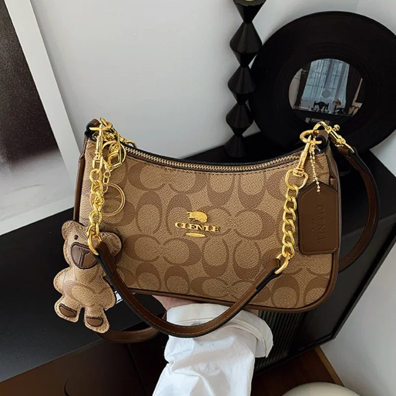 Retro Small Square Crossbody Bag – Elegant Vegan Leather Handbag for Women